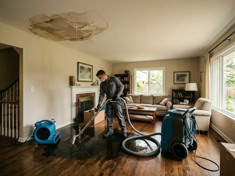 attic-pipe-burst-ceiling-drip-008 — frequently asked questions, Water Damage Restoration & Carpet Care in Port Jefferson Sta…